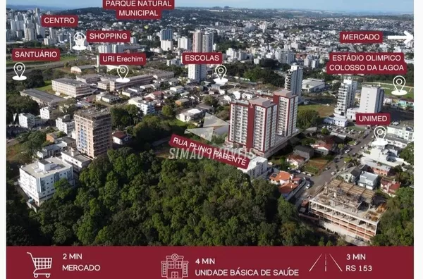Lançamento Residencial, 02 Quartos (s), Bairro Fátima, Erechim