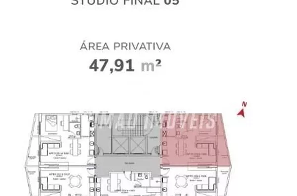 Apartamento para venda, 1 Quarto,  Bairro Fátima, Erechim