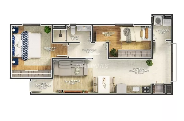 Apartamentos para venda, 02 quarto(s), Bairro Esperança, Erechim 