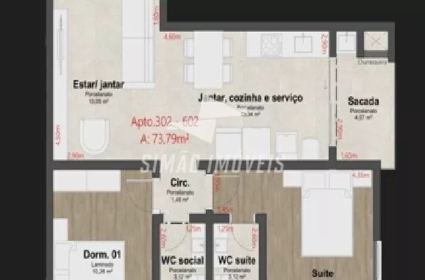 Apartamento para venda, 2 quarto(s), Bairro Ipiranga, Erechim