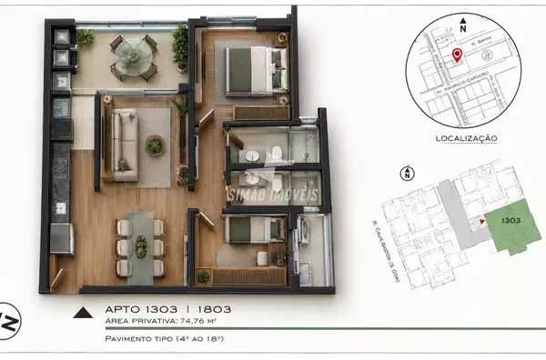 Apartamento para venda, 2 quarto(s), Bairro Fátima, Erechim