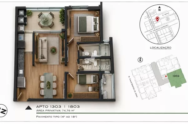 Apartamento para venda, 02 Dormitórios, Bairro Fátima, Erechim