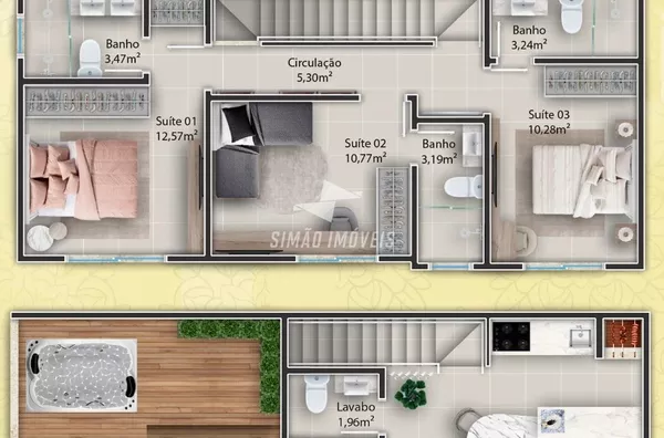Casa para venda, 3 suítes, bairro  Centro, Balneário Camboriú