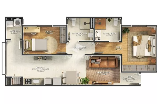 Apartamentos para venda, 02 quarto(s), Bairro Esperança, Erechim 