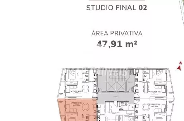 Apartamento para venda, 1 quarto(s),  Fátima, Erechim