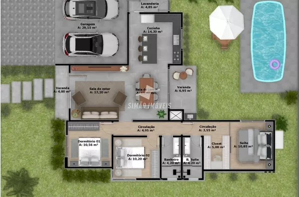Casa para venda, 3 quarto(s),  Cristal, Erechim