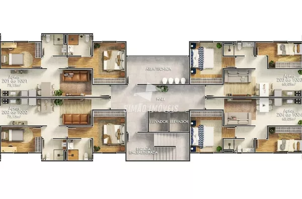 Apartamentos para venda, 02 quarto(s), Bairro Esperança, Erechim 