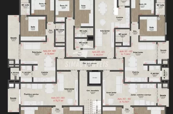 Apartamento para venda, 2 quarto(s), Bairro Ipiranga, Erechim
