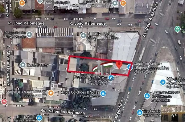 ÓTIMO TERRENO NO NOVO MUNDO PARA INVESTIMENTO À VENDA 1050m² COM 7 SALAS E 2 LOJAS