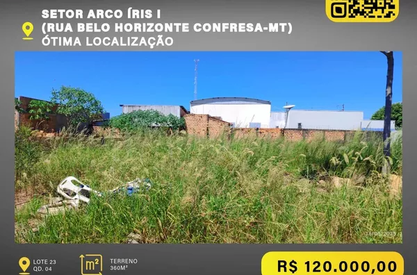 Terreno para venda,  - Selecione - Bairro, Confresa