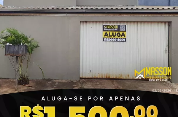 Casa para aluguel,  Jardim Tropical, Confresa