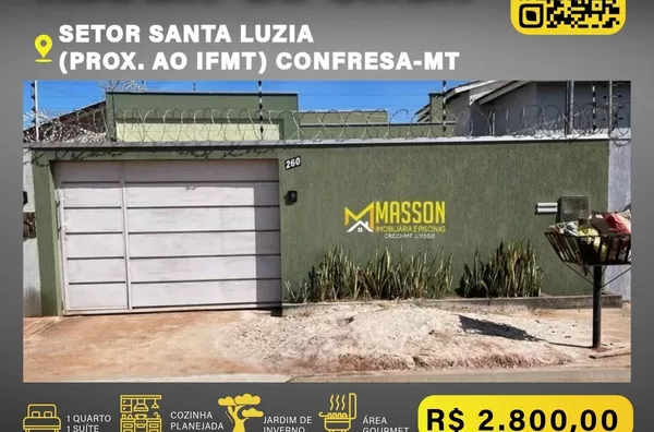 Casa para aluguel,  - Selecione - Bairro, Confresa