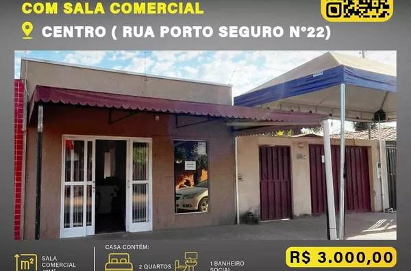 Casa para aluguel,  Centro, Confresa