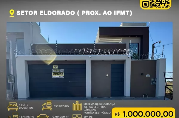 Casa para venda,  - St. Eldorado , Confresa