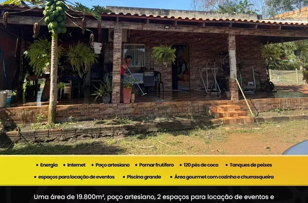 Chácara para venda,  Zona Rural, 