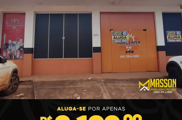 Barracão para aluguel,  Centro, Confresa