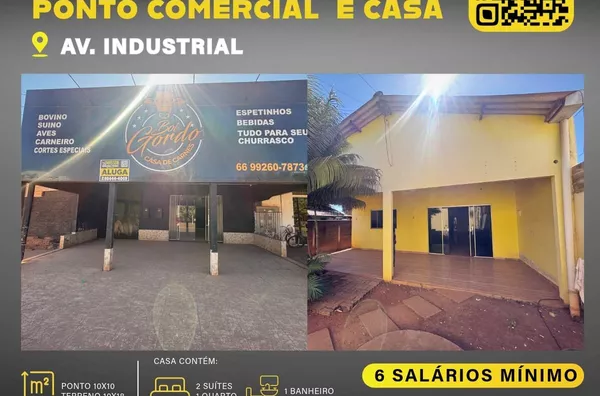Sala comercial para aluguel,  - Selecione - Bairro, Confresa