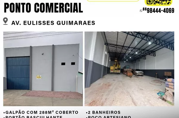 Barracão para aluguel,  Setor Morada Nova, Confresa