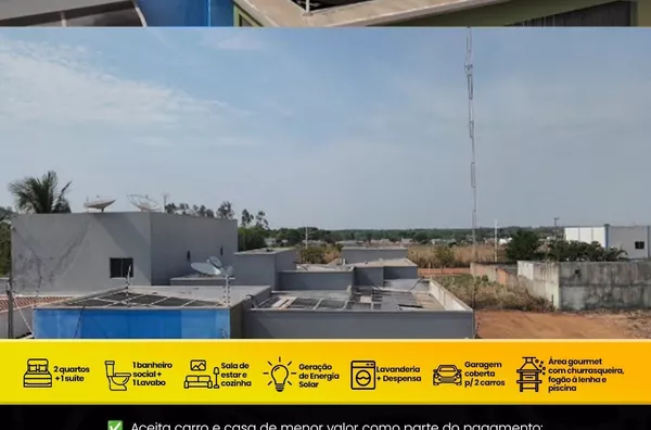 CASA PARA VENDA BAIRRO SANTA LUZIA II CONFRESA/MT