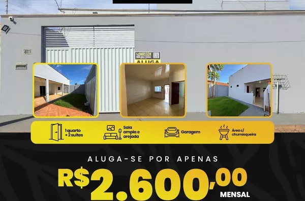 Casa para locação,  Setor Babinski, Confresa