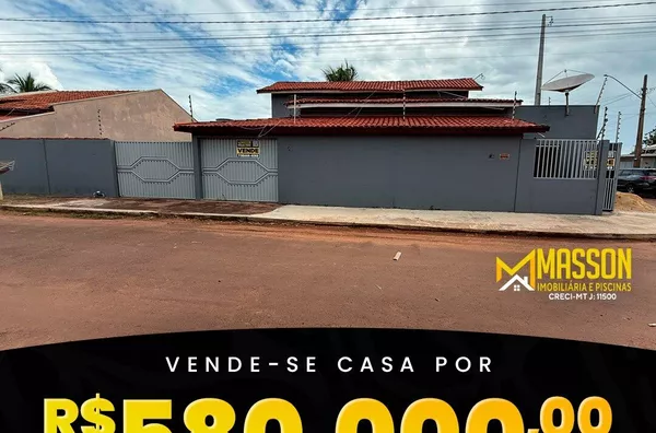 Casa para venda,  Jardim Do Edem, Confresa