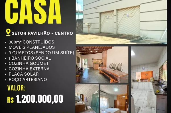 Casa para venda,  Setor Pavilhão, Confresa