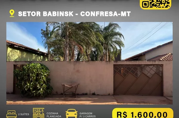 Casa para aluguel,  - Selecione - Bairro, Confresa