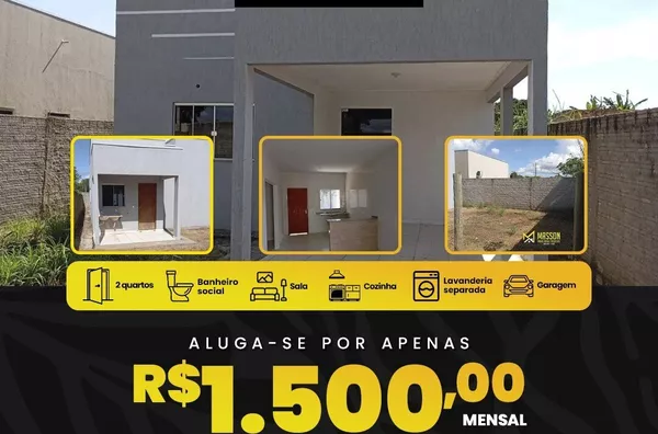 ALUGA-SE CASA - SETOR UNIVERSITÁRIO