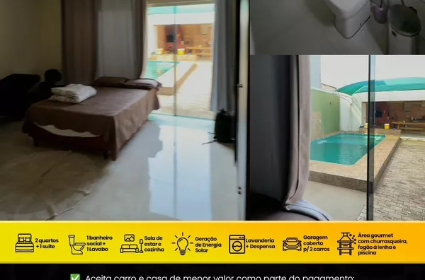 CASA PARA VENDA BAIRRO SANTA LUZIA II CONFRESA/MT