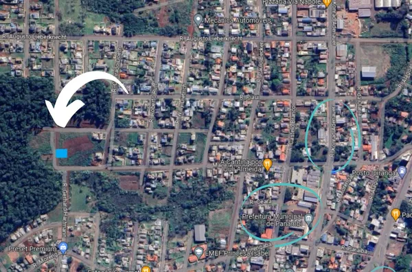 Terreno para venda,  Erica, Panambi