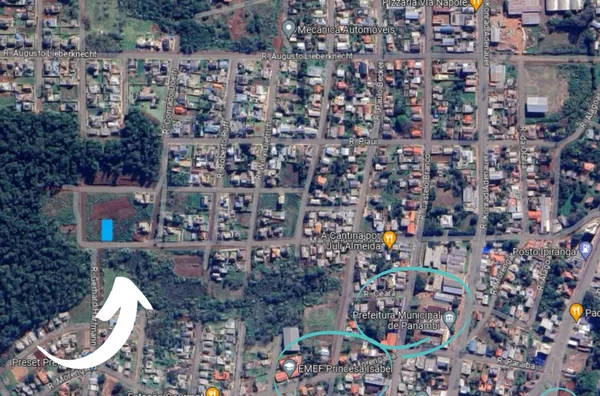 Terreno para venda,  Erica, Panambi