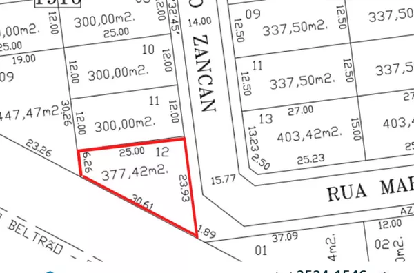 Terreno para venda Loteamento Montebello lote 12,quadra 1910