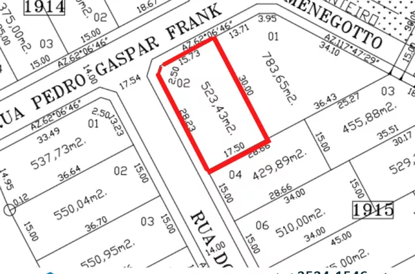 Terreno para venda Loteamento Montebello lote 2,quadra 1915