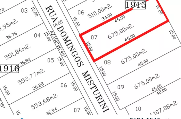 Terreno L7 Quadra 1915 Loteamento Montebello