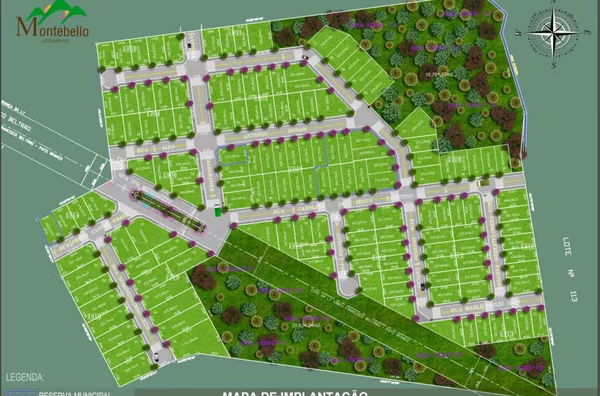 Terreno para venda Loteamento Montebello lote 3,quadra 1909