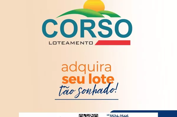 TERRENO 301,37m² - LOTEAMENTO CORSO MARMELEIRO, IMPERDÍVEL!