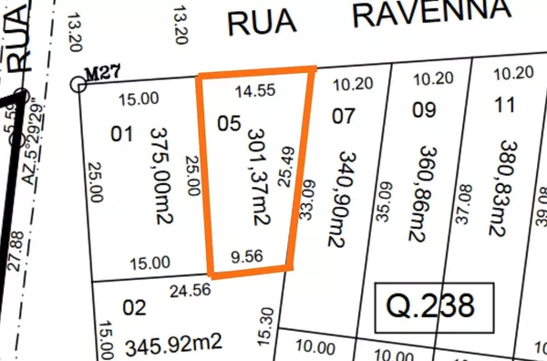 TERRENO 301,37m² - LOTEAMENTO CORSO MARMELEIRO, IMPERDÍVEL!