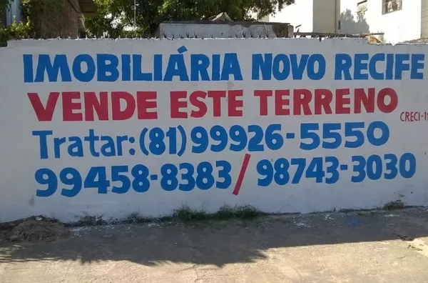 Terreno para venda na encruzilhada Recife