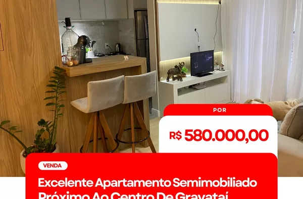 Apartamento para venda,  - Próximo a Gravataí!