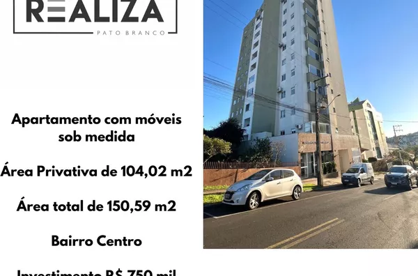 Apartamento Mobiliado para venda no  Centro de Pato Branco-PR