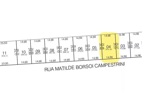 Terreno á venda - Loteamento Vila Matilde Bairro São Francisco