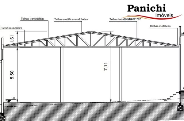 Amplo Pavilhão Comercial