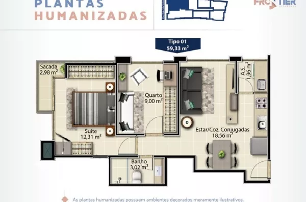 Apartamento para venda, 2 quarto(s),  Pantanal, Florianópolis