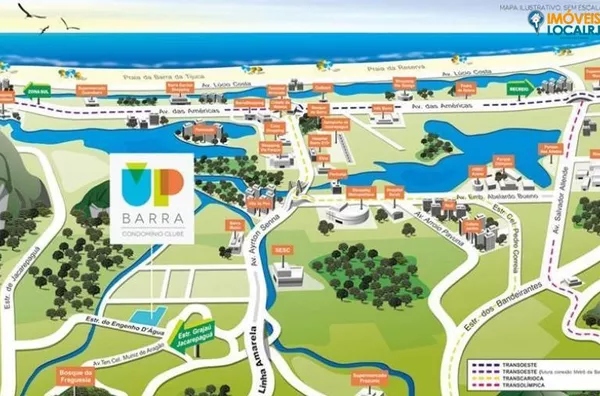 Up Barra Condomínio Clube - Apartamento 2 e 3 quartos em Jacarepaguá