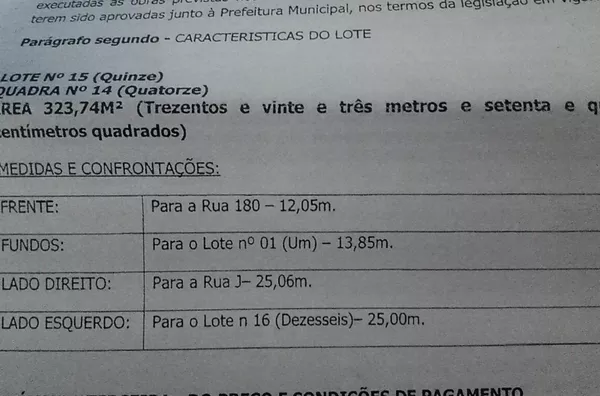 Terreno para venda,  Tarumã, Tangará Da Serra