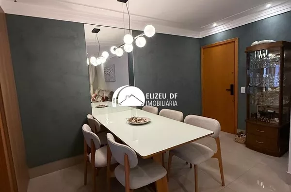 Elizeu DF Imobiliária vende apartamento com 3 quartos sendo 1 suíte no Edifício Liberté, Guará II