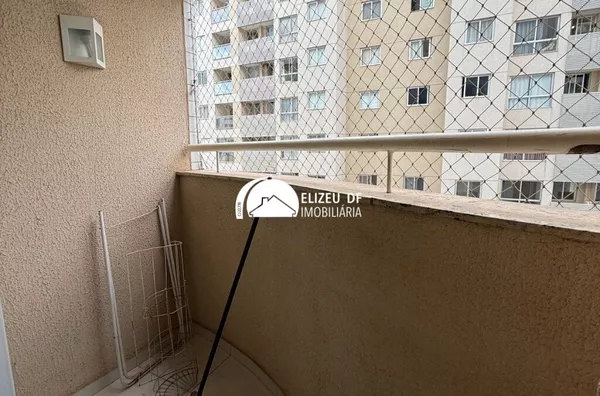 Elizeu DF Imobiliária aluga apartamento com 2 quartos sendo 1 suíte em Águas Claras 