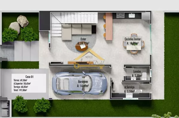 Casa para Venda, 3 quartos,  Ingleses Do Rio Vermelho, Florianópolis