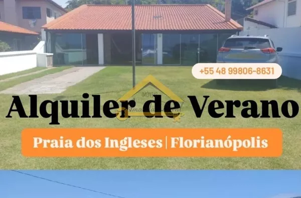  *Casa frente mar* Locação de Temporada, Praia do Ingleses 