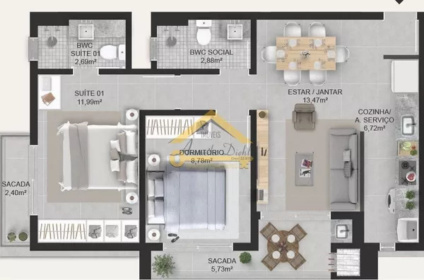 Apartamento A Venda na Praia dos Ingleses - Residencial CAPRI